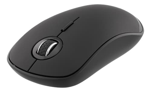 Deltaco Quiet trådløs mus, Bluetooth, 800-1600 DPI - Sort