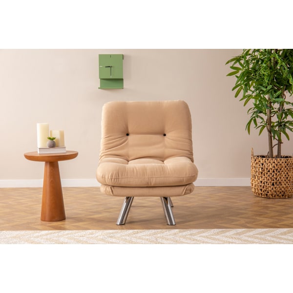 1-sæders sovesofa Misa Small Solo - Creme
