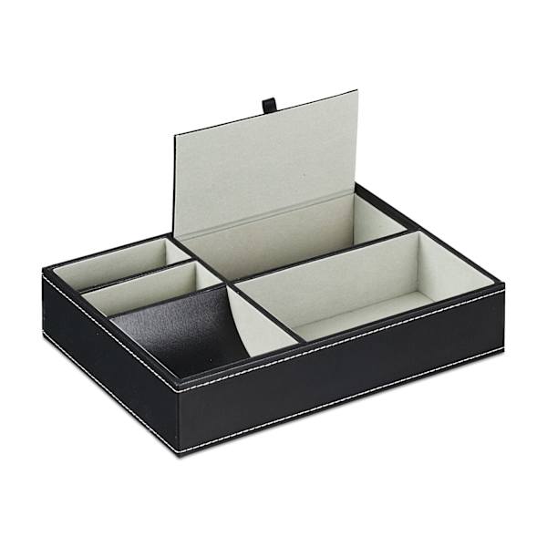 Smyckesfack i läderlook