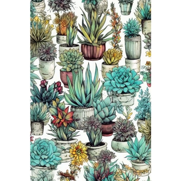 Succulents And Cactus 14 - 21x30 cm