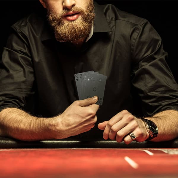 Vandtætte pokerkort 2 sæt