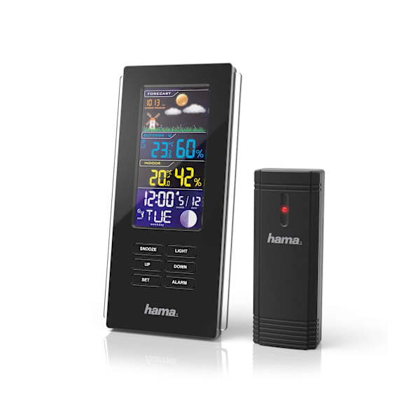 HAMA Weather Station Color Edge Black