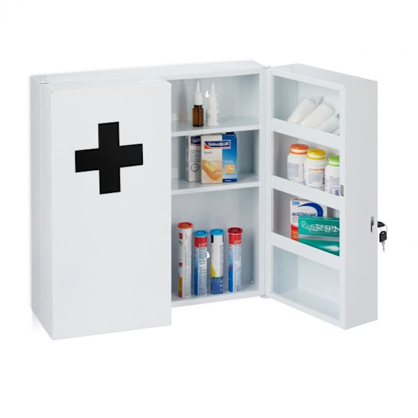 Medicinskab XXL i hvid