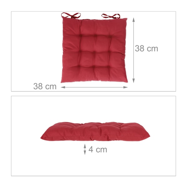 Dyna röd set om 4