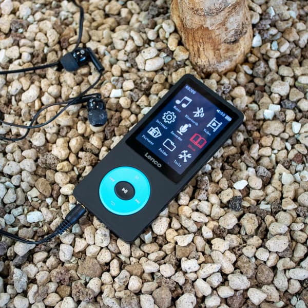 MP3/MP4-soitin Bluetoothilla, 8 Gt muistilla, sininen