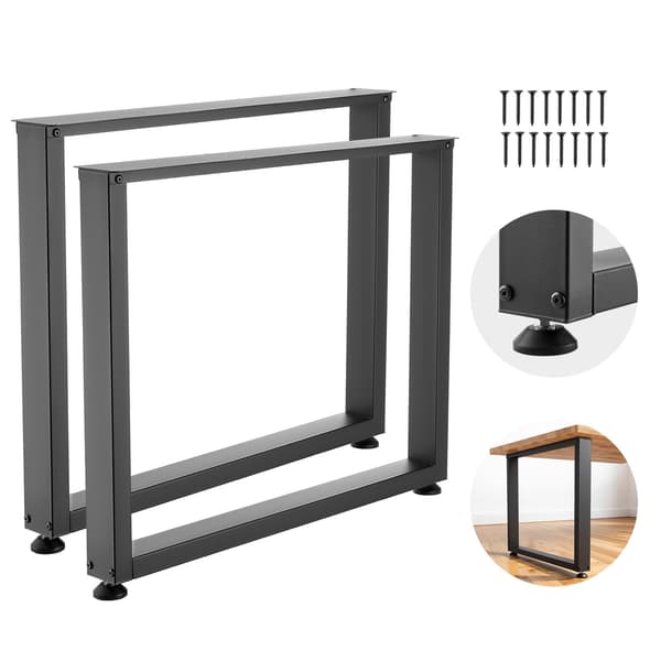 Bordsben, 750 x 900 mm, stål, 1000 kg, 2-pack