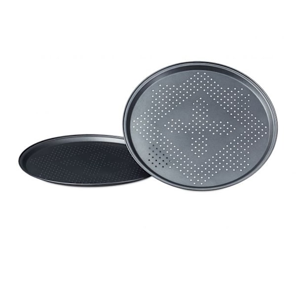 Pizzaplåt perforerad set