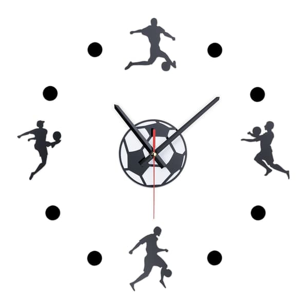 DIY väggklocka "Fotboll