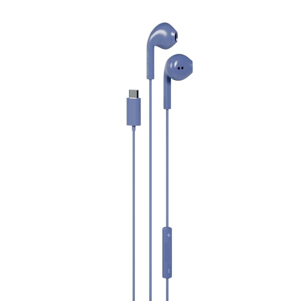USB-C In-Ear Hovedtelefoner med Mikrofon – Blå