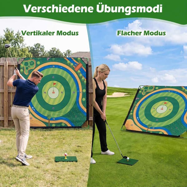 Golfchipset med justerbara klubbor, 24 bollar