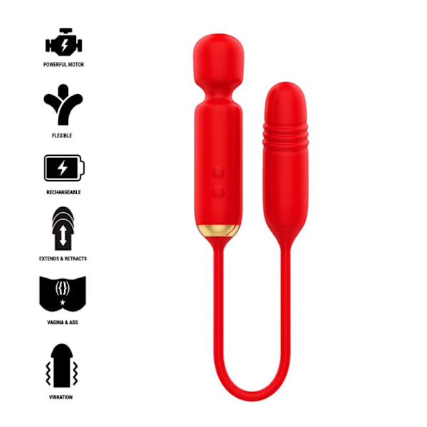 Mia - Toscana Double Pleasure Wand + ylös ja alas