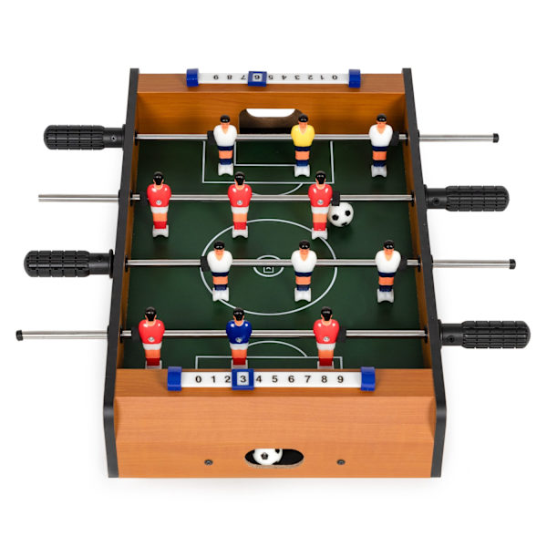 Mini bordfodbold til børn, to bolde og guider