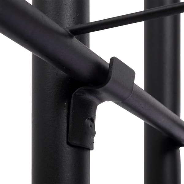 Sort metal blomsterstand med 7 niveauer til potteplanter