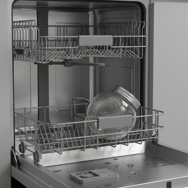 Glasburkar, set med godis, 5-pack, 650 ml lufttät förvaring