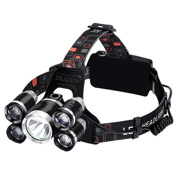 Strålkastare 5 x LED T6 CREE