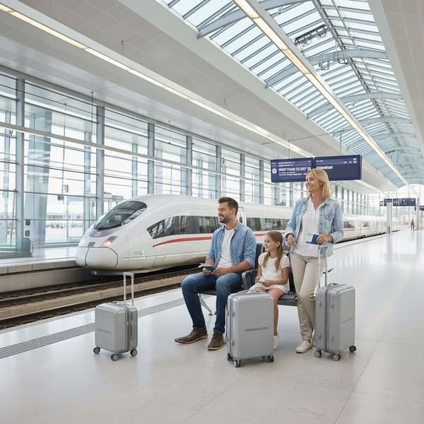 3-delt hårdt bagagesæt med TSA-lås