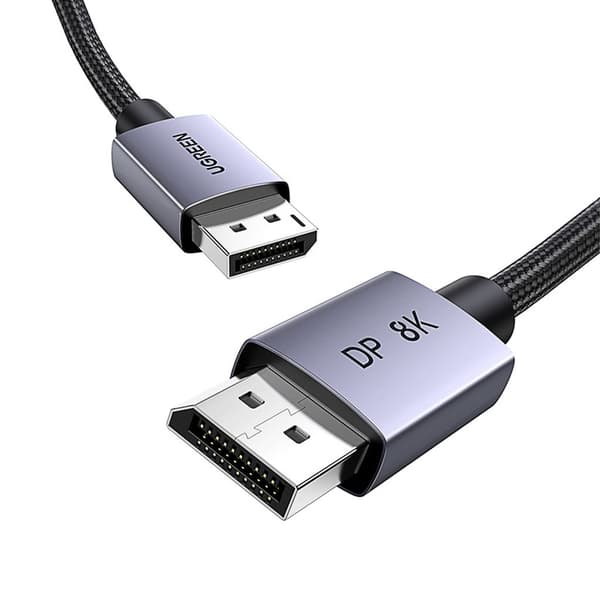 UGREEN DisplayPort 1.4 kabel, 8K ved 60Hz, 32.4Gbps, 1m - Sort
