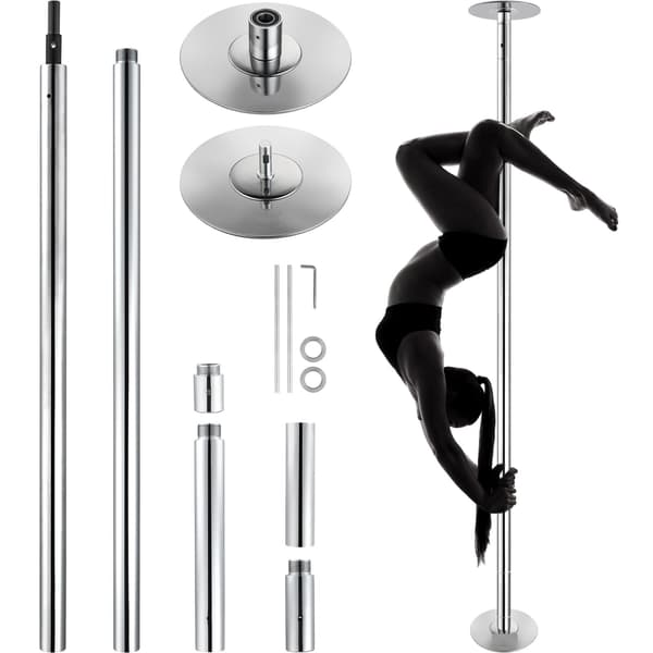 Dansestang, 45 mm rustfrit stål, roterende/statisk, justerbar