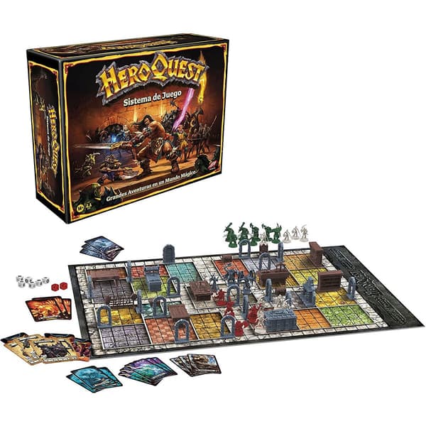 Spanska Avalon Hill Dungeon Adventures HeroQuest brädspel