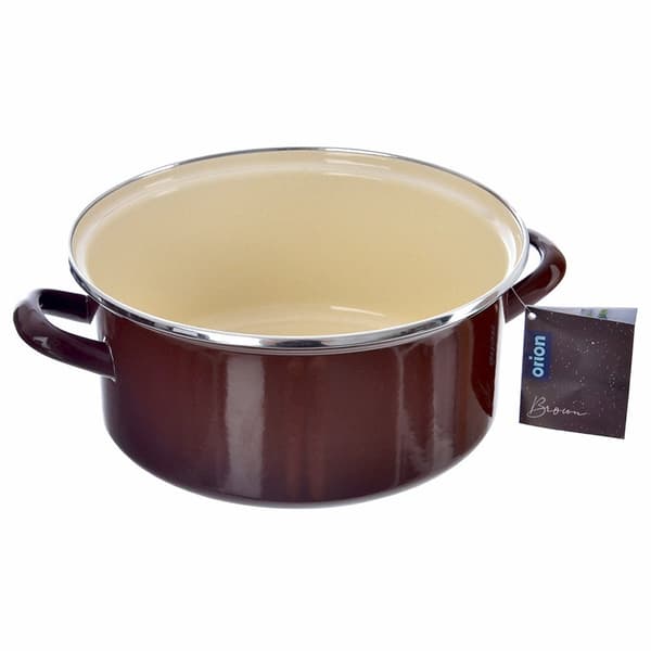 BRUN emaljegryde 24 cm, 4 l