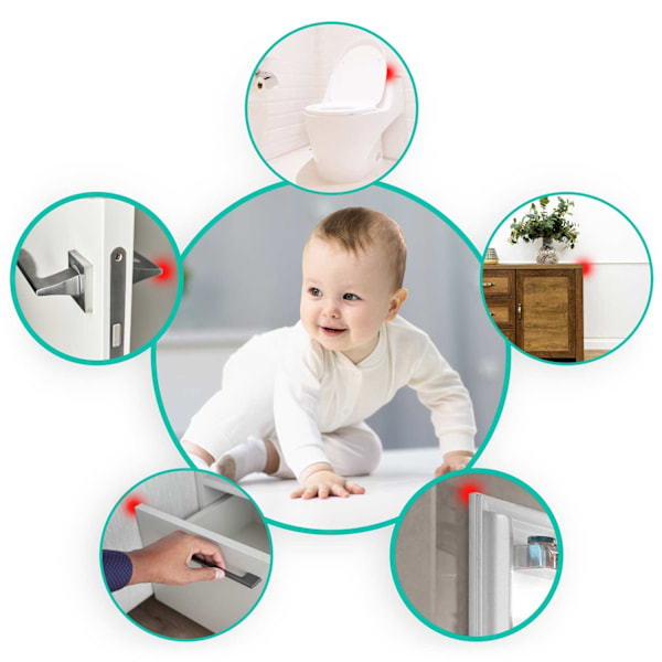 Silikoninen seinäsuoja - 6 kpl Ricokids RK-989
