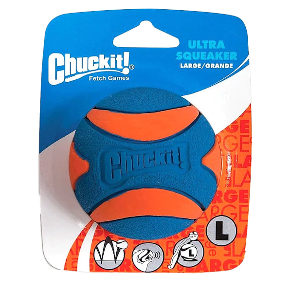 Chuckit Ultra Squeaker Ball L 9 cm 1 st.