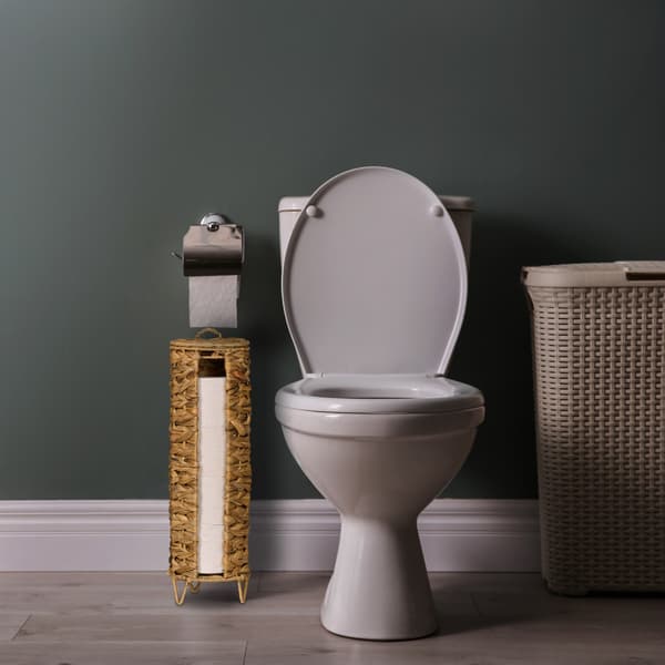 Toiletrulleholder til 4 ruller, Vandhyacint vævet