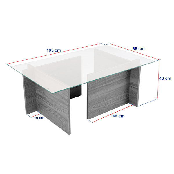 Soffbord Vetrino - Antracit
