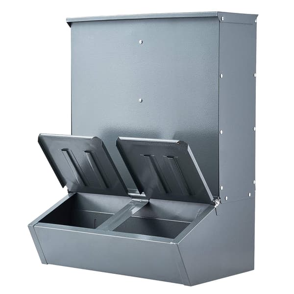 Grismatare, 3,7 bushel, dubbeldörr, galvaniserat stål