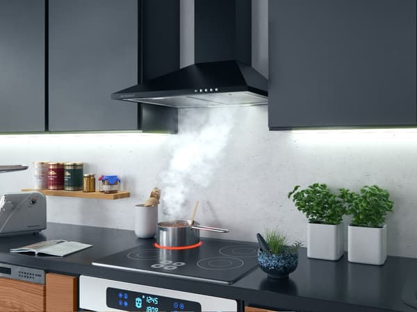 Elegant Emhætte 60 cm Berdsen BT-214 Sort