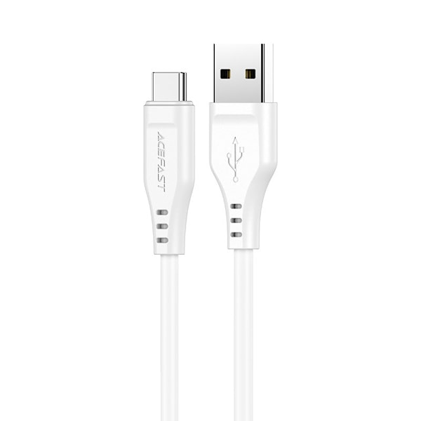 Puhelinkaapeli USB - USB-C 3A 1,2 m valkoinen