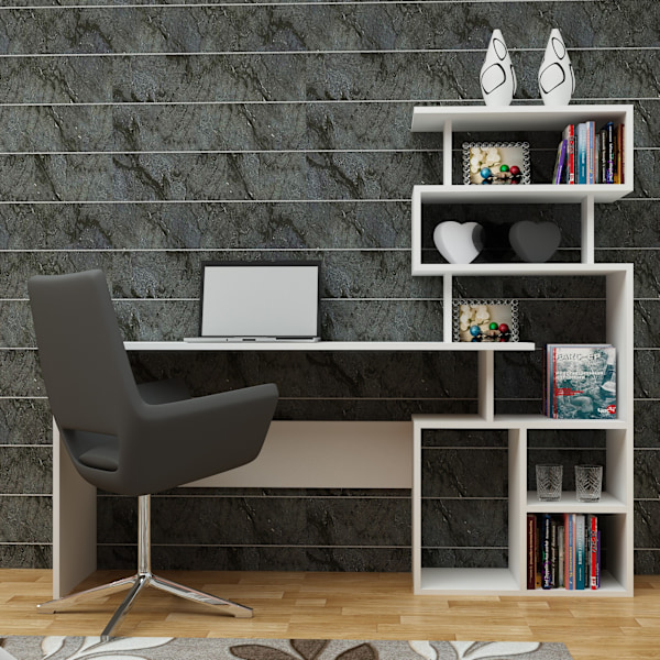 Study Desk Next - Hvid