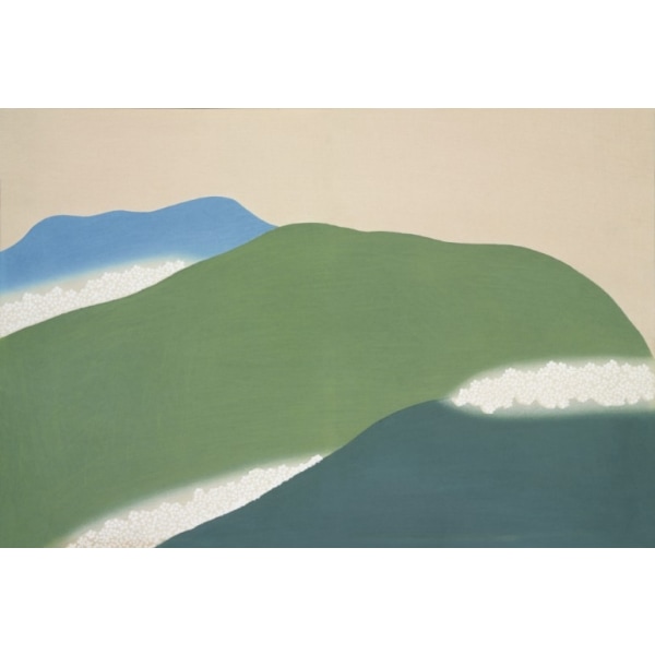Green Mountains From Momoyogusa - 70x100 cm