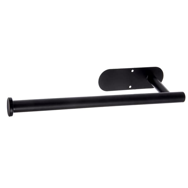 Sort metalpapirholder, 33,5x9,2x4,5 cm