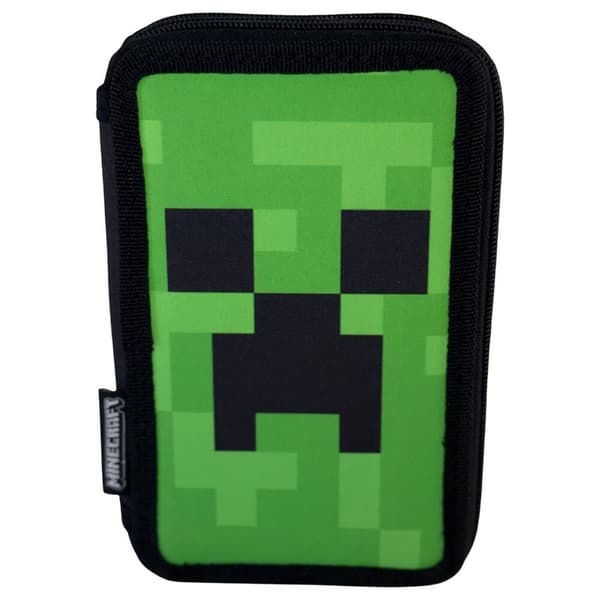 Minecraft Face trippelpennfodral