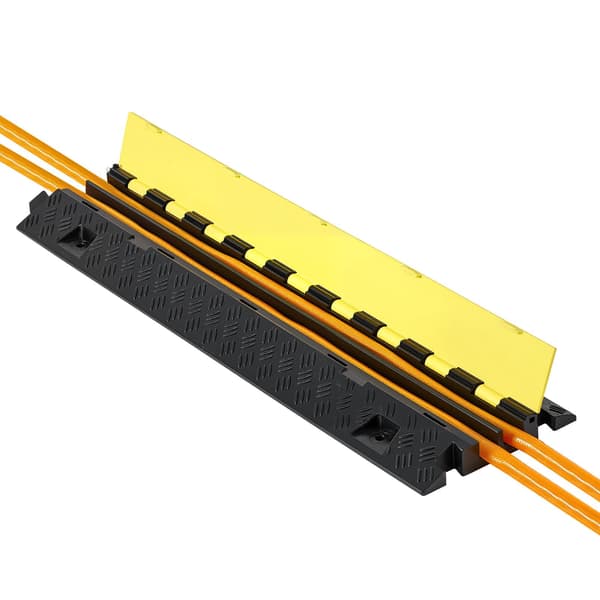 Kabelskyddsramp, 2-kanalig 31x28 mm, 3-pack
