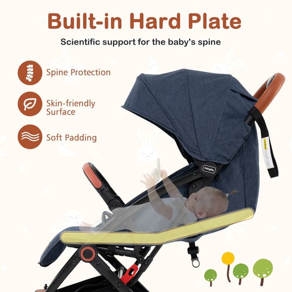 Barnevogn med kaleche, 95–175 cm, hurtig foldning