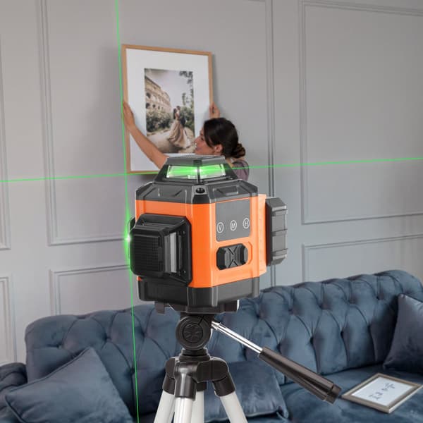 Itsetasaava vihreä laser, 3x360, 100 jalkaa