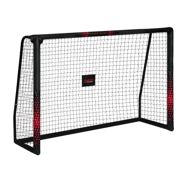 Fodboldmål 180 x 120 x 60 cm, sort/rød, model NS-463