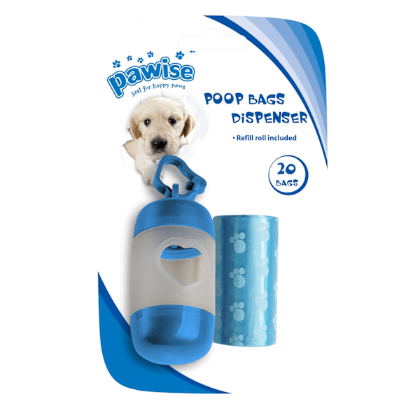 Pawise Poop Bags Dispenser (inkl. 2 x 20 poser)