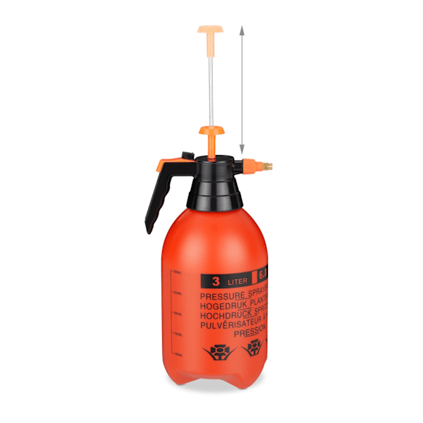 Tryksprøjte 3 liter orange