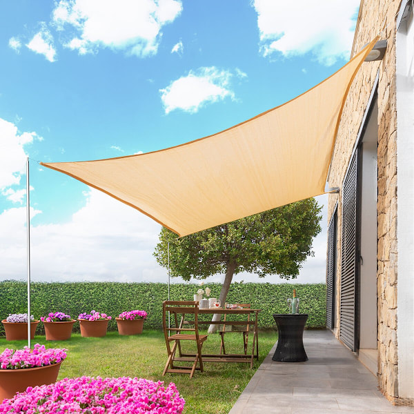 Rektangulär Shade Sail Shazail InnovaGoods 2 x 3 m - Grå