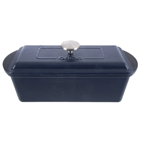 Brödform i gjutjärn med lock, 35 cm, 3 liters kapacitet