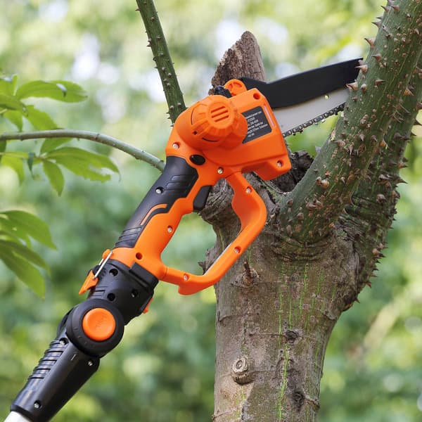 Akku-stangsav 2-i-1 mini-kædesav, 20V, 2,4 m, 13 cm snit