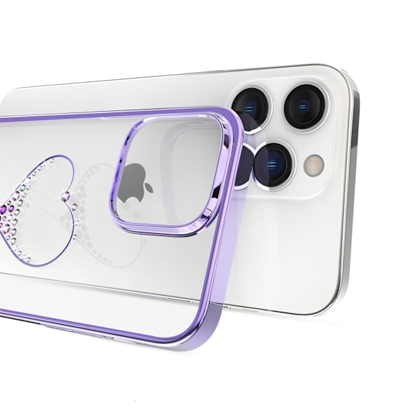iPhone 14 Plus fodral dekorerad med Wish Series-kristaller i folie