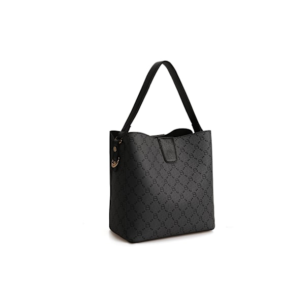Bucket Bag 328 v2 - harmaa, musta