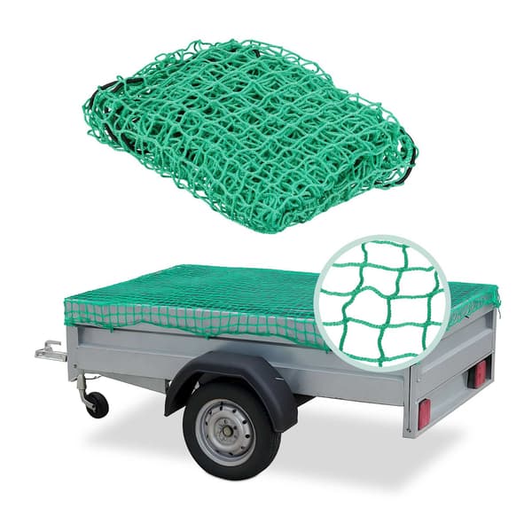 Grønt trailernet 2,3 x 3,5 m