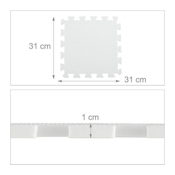 Lattiansuojamatto 30x30cm 24 kpl sarja