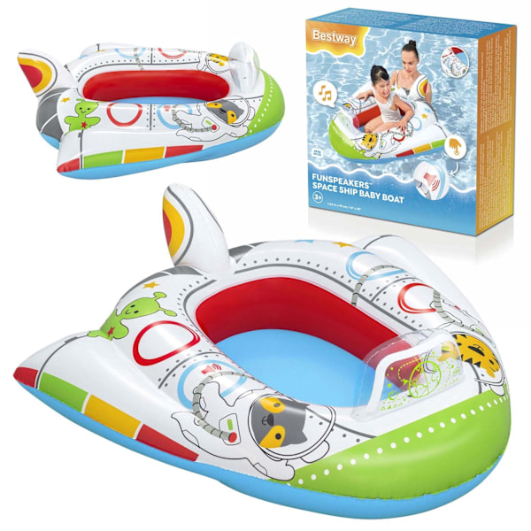Beach ponton rymdskepp 104 x 99 cm Bestway 34178
