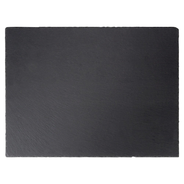 Serveringsbakke i stenskifer, rektangulær 40x30 cm